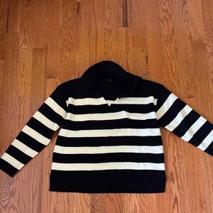 Talbots Milano Stitch Striped Sweater
